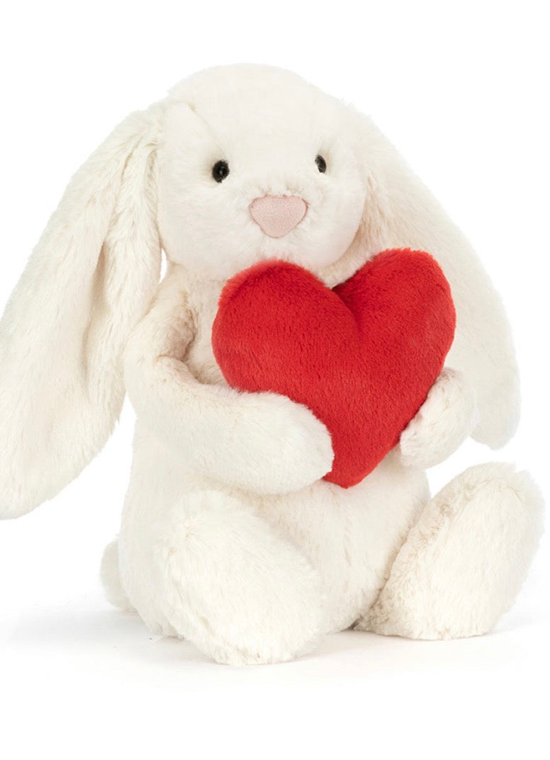 Bashful Love Heart Bunny JellyCat