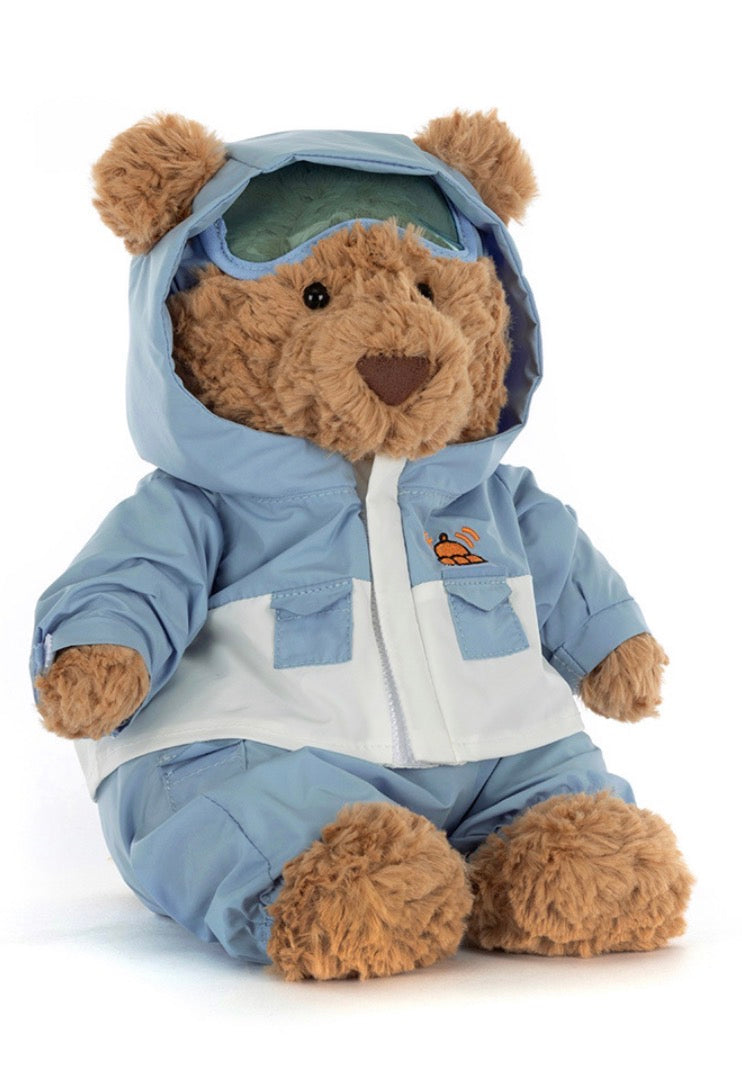 Barthholomew Bear Snowsuit JellyCat RETIRED