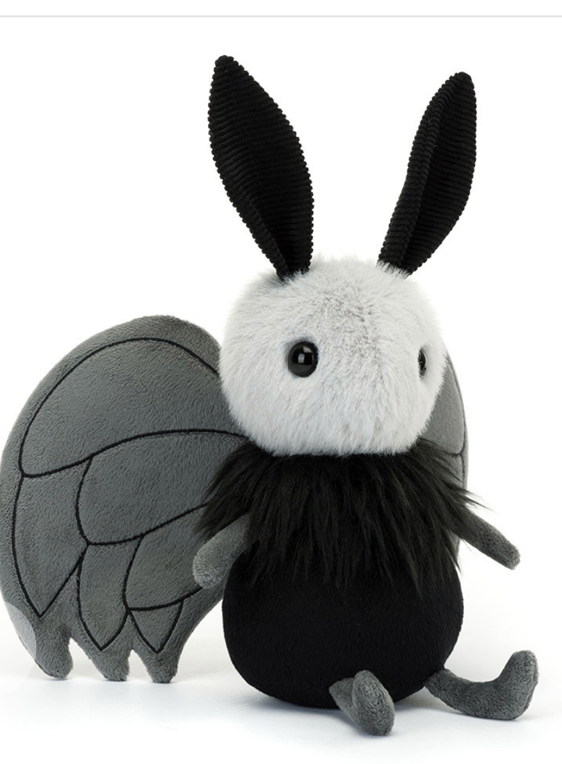Miff Mothman JellyCat RETIRED