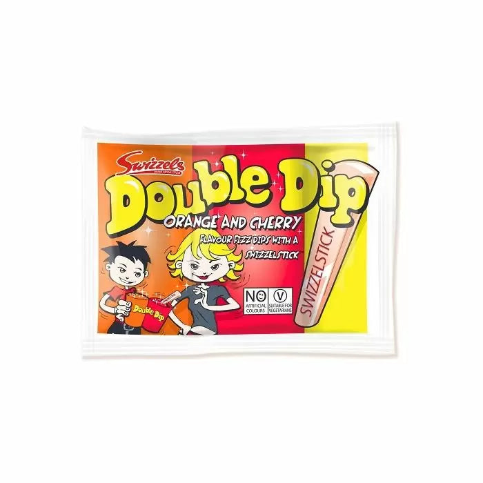 Swizzels Double Dip Orange & Cherry