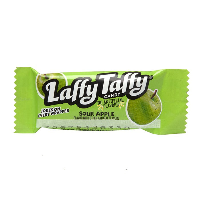 Mini Laffy Taffy Banana, Grape, Sour Apple, Cherry, Strawberry.