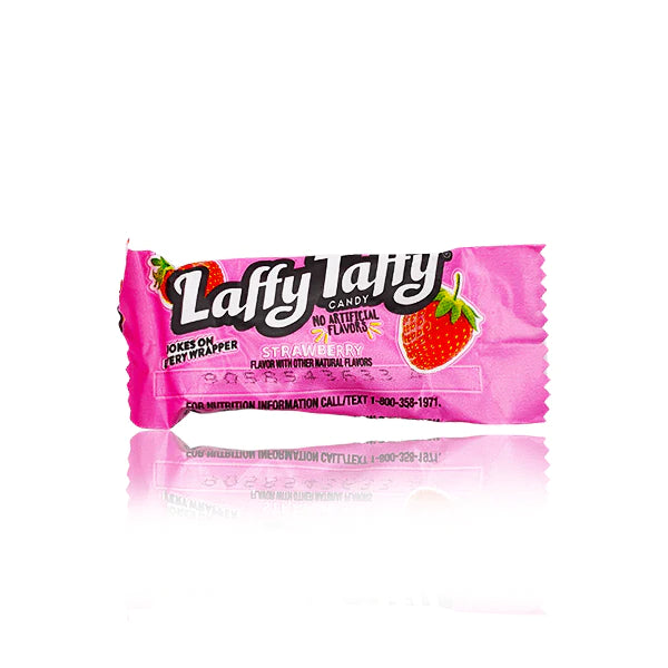 Mini Laffy Taffy Banana, Grape, Sour Apple, Cherry, Strawberry.