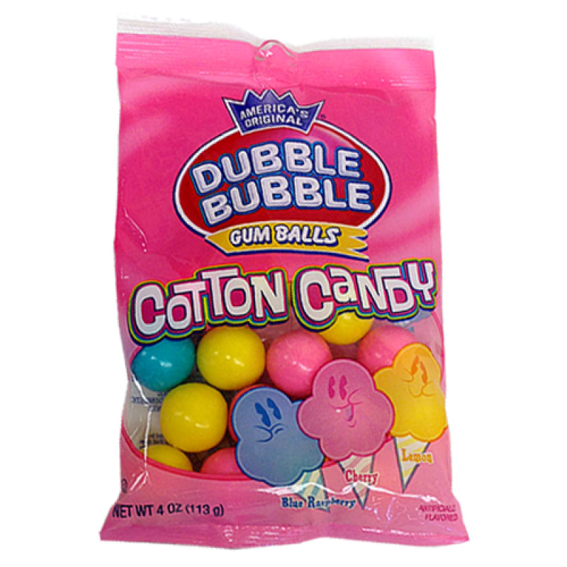 Dubble Bubble Gum Balls Cotton Candy