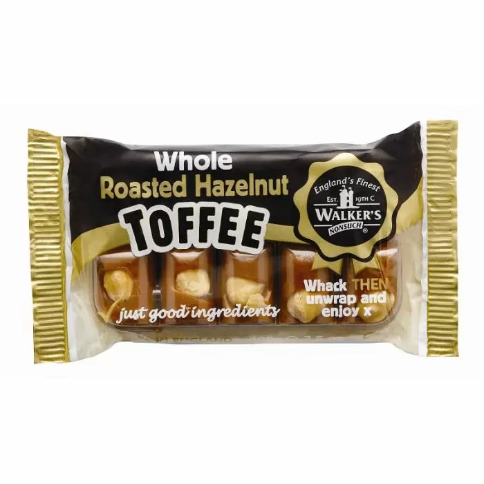 Hazelnut Toffee Bars 100g