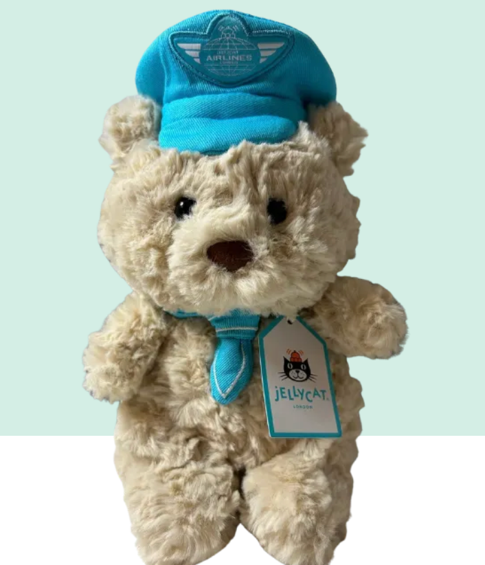 Bartholomew Pilot JellyCat HARRODS EXCLUSIVE
