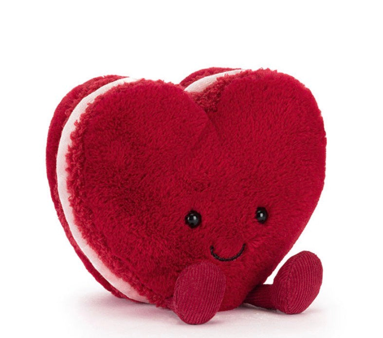 Red Heart Macaron Jellycat