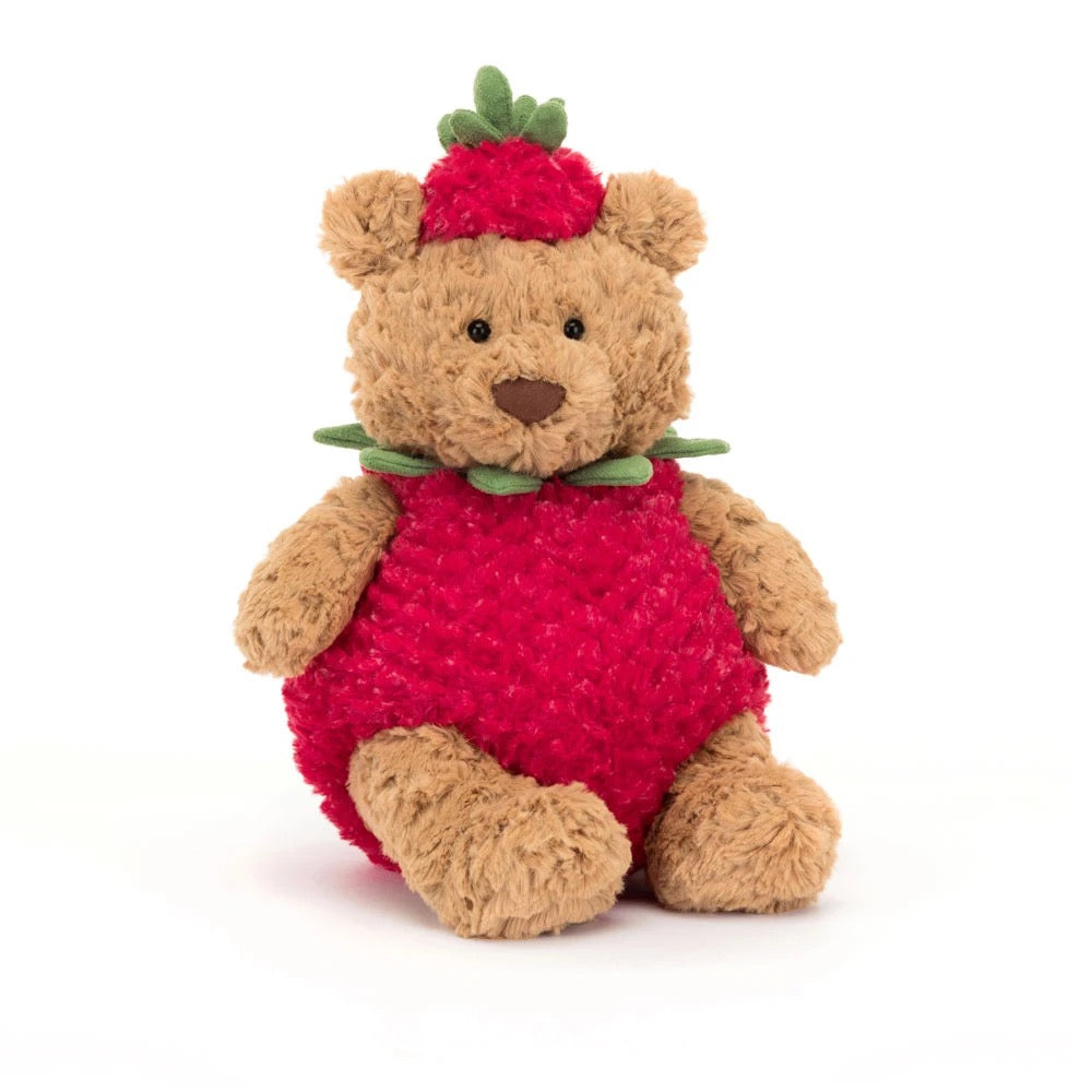 Bartholomew Bear Strawberry JellyCat
