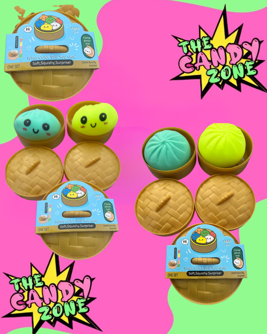 Viral Dumplings, 1 mystery box 6 colours to collect. single dumping