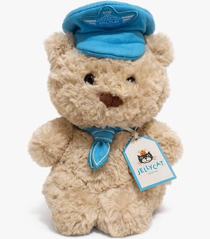 Harrods Exclusive Bartholomew Junior Pilot JellyCat