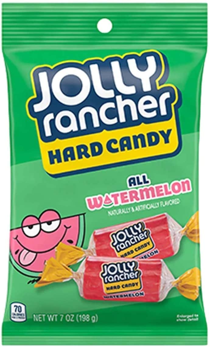 Jolly Rancher Watermelon Peg Bag