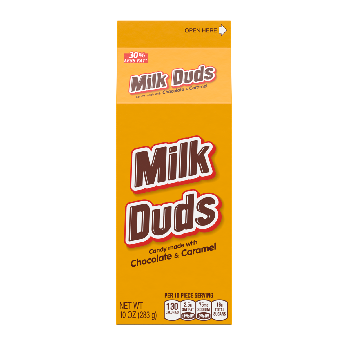 Milk Duds Carton