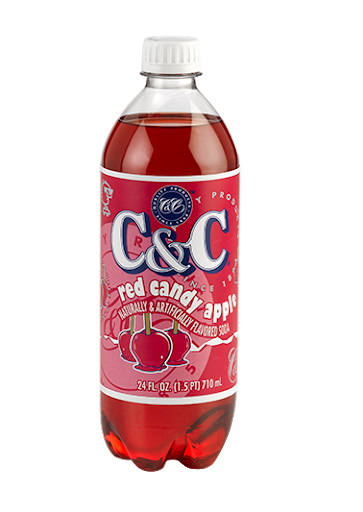 USA C & C Soda Red Candy Apple