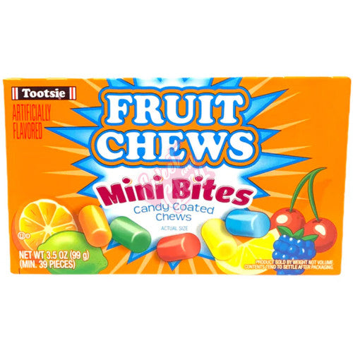 Tootsie Fruit Chew Min Bites Theatre Box
