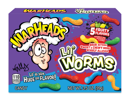 Warheads Lil’ Worms Theatre 99g