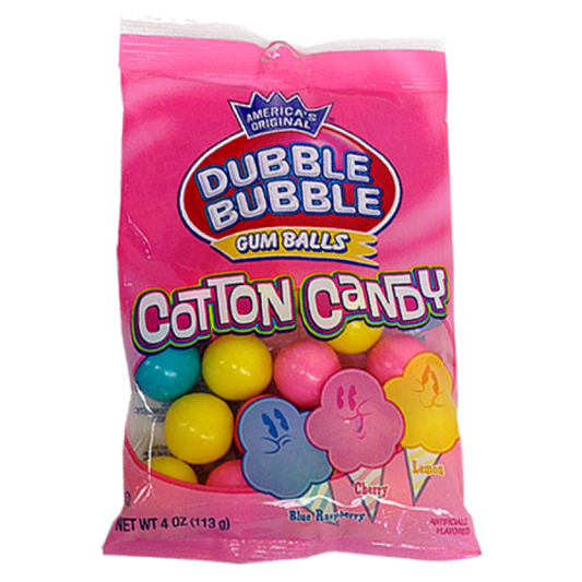 Dubble Bubble Gum Balls Cotton Candy