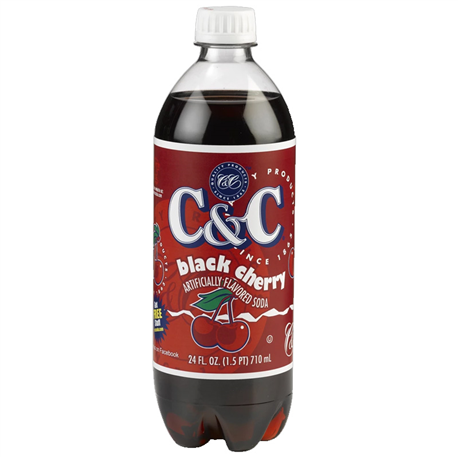 USA C & C Soda Black Cherry