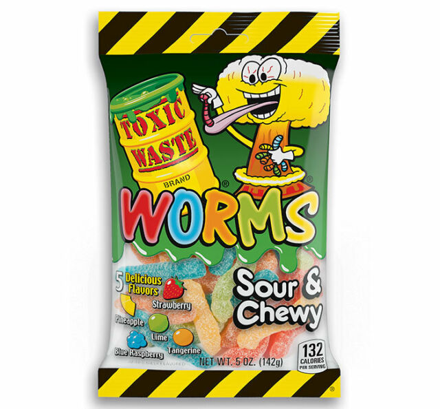 Toxic Waste Worms Sour & Chewy