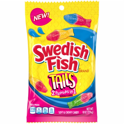 Swedish Fish Tails 2 Flavours In 1
