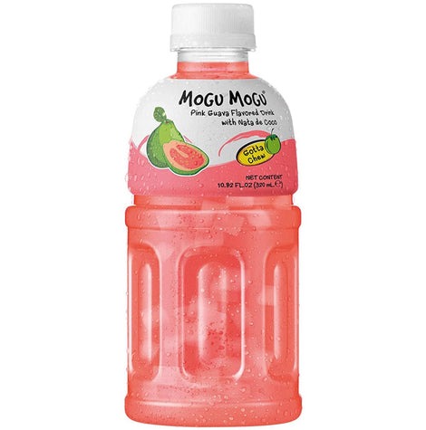 Mogu Mogu Pink Guava with Nata de Coco 320ml