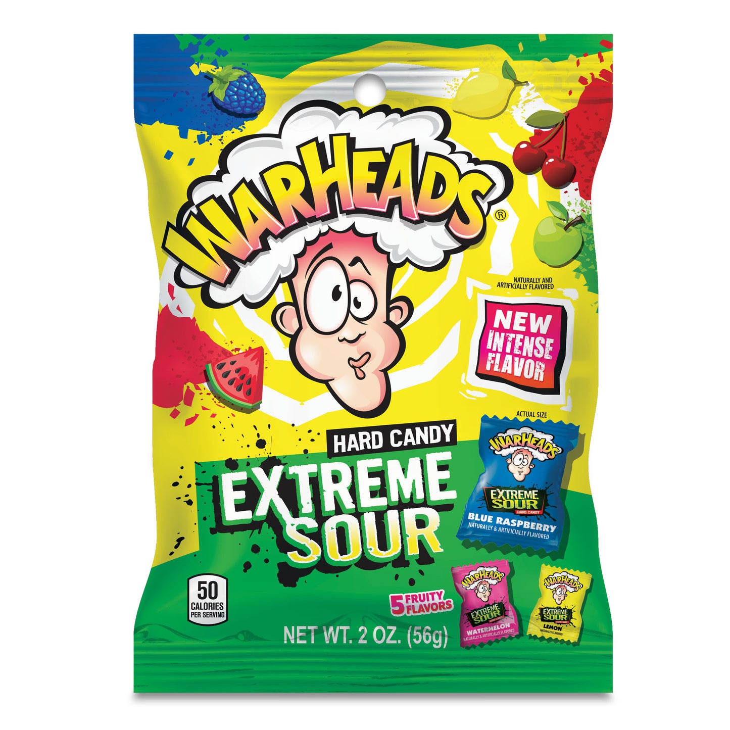 War Heads Extreme Sour Hard Candy