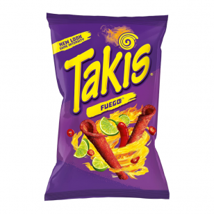 Takis Fuego Rolled Tortilla Corn Chips 180g Big Bag